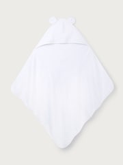 The White Company 100% Cotton Hydro Bear Hooded White Towel - Imagen 3 de 3