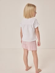 The White Company Relaxed Fit Pink You're The Sweetest Shortie Pyjamas - Image 2 of 6