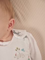 The White Company Party Animals Reversible White Sleeping Bag 2.5 Tog - Image 3 of 6