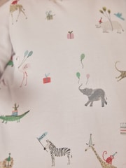 The White Company Party Animals Reversible White Sleeping Bag 2.5 Tog - Image 4 of 6