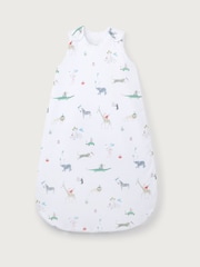 The White Company Party Animals Reversible White Sleeping Bag 2.5 Tog - Image 5 of 6
