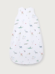 The White Company Party Animals Reversible White Sleeping Bag 2.5 Tog - Image 6 of 6