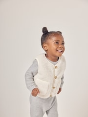 The White Company Borg White Gilet - Image 3 of 6