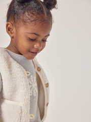 The White Company Borg White Gilet - Image 4 of 6