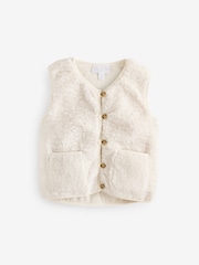 The White Company Borg White Gilet - Image 5 of 6