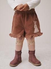Pink Bunny Shorts and Tights (3mths-7yrs) - Image 1 of 4