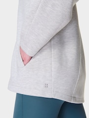 Sweaty Betty Grey Wind Down Zip-Up Hoodie - Image 3 of 7