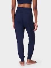 Sweaty Betty Blue Navy 27 inch inside seam Gaia 27 Performance Yoga Trousers - Image 5 of 6