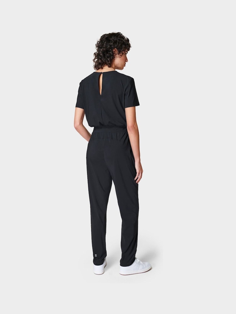 Sweaty Betty Black 27 inch inside seam Explorer Jumpsuit - Image 2 of 9