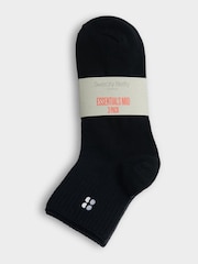 Sweaty Betty Black Essentials Crew Socks 3 Pack - Image 2 of 3