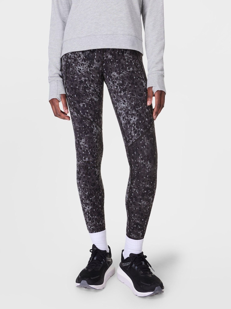 Sweaty Betty Black Grey Full Length Power Workout Leggings - Image 1 of 9
