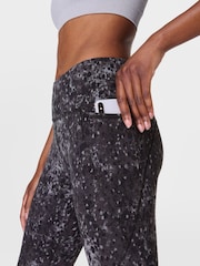Sweaty Betty Black Grey Full Length Power Workout Leggings - Image 3 of 9