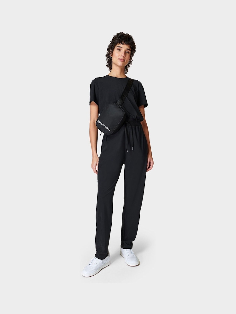 Sweaty Betty Black 29 inch inside seam Explorer Jumpsuit - Image 1 of 9