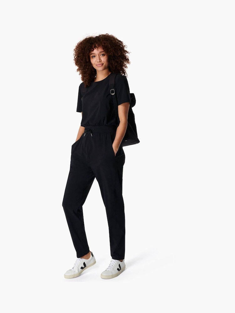 Sweaty Betty Black 29 inch inside seam Explorer Jumpsuit - Image 2 of 9