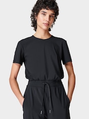Sweaty Betty Black 29 inch inside seam Explorer Jumpsuit - Image 6 of 9