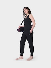Sweaty Betty Black 29 inch inside seam Gaia 27 Performance Yoga Trousers - Image 7 of 9
