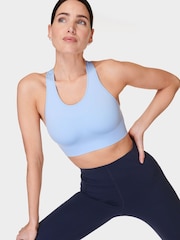 Sweaty Betty Blue Breeze Stamina Seamless Sports Bra - Image 1 of 7