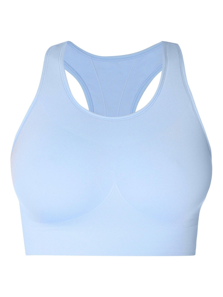 Sweaty Betty Blue Breeze Stamina Seamless Sports Bra - Image 7 of 7
