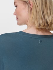 Sweaty Betty Blue After Class Longline Sweatshirt - Image 4 of 8