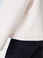 Sweaty Betty White Wind Down Funnel Neck Sweater - Image 7 of 8