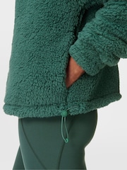 Sweaty Betty Green Black Canyon Fleece Zip-Up Sweatshirt - Image 5 of 7