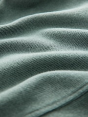 Teal Blue Cosy Soft Touch Rib Crew Neck Jumper - Image 8 of 8