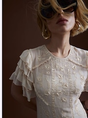 River Island Ruffle Embellished Maxi Dress - Image 3 of 4