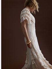 River Island Ruffle Embellished Maxi Dress - Image 4 of 4