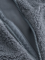 Baker by Ted Baker Grey Borg Zip Through Fleece - صورة 10 من 15
