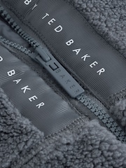 Baker by Ted Baker Grey Borg Zip Through Fleece - صورة 15 من 15