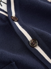Baker by Ted Baker Blue Knitted Cardigan and T-Shirt Set - Image 4 of 7