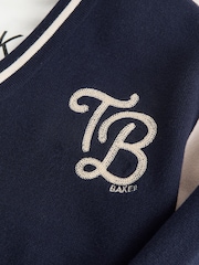 Baker by Ted Baker Blue Knitted Cardigan and T-Shirt Set - Image 6 of 7