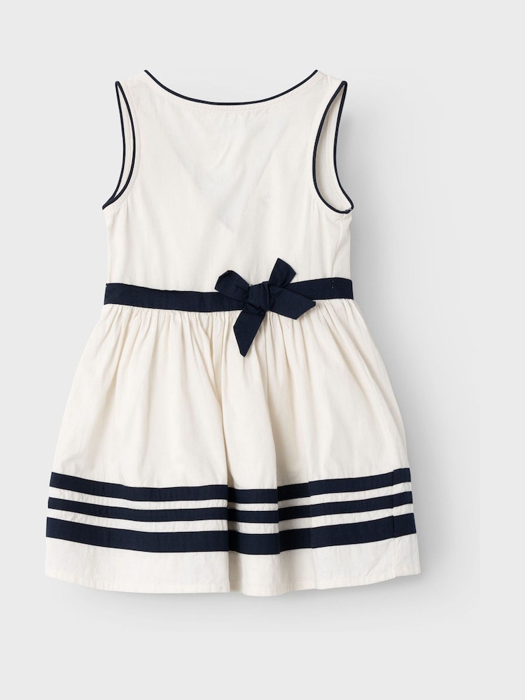 Name It White Cardigan And Occasion Dress Set - Image 3 of 3