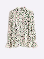 River Island Black Floral Print Crew Neck Blouse - Image 5 of 6