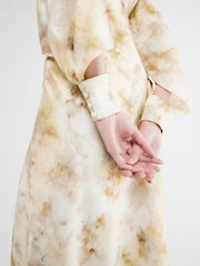 River Island Yellow Floral Print Occasion Maxi Dress - Image 4 of 6