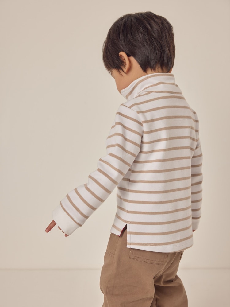 The White Company 100% Cotton London Bus Rugby White Top - Image 2 of 4