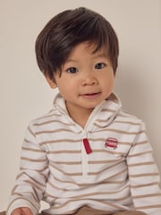 The White Company 100% Cotton London Bus Rugby White Top - Image 3 of 4