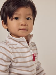 The White Company 100% Cotton London Bus Rugby White Top - Image 4 of 4