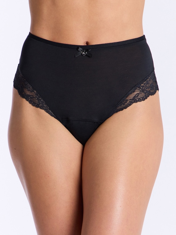 Boux Avenue Heavy Flow Black Period Pants 2 Pack Knickers - Imagem 1 de 5