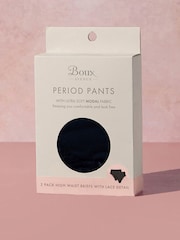 Boux Avenue Heavy Flow Black Period Pants 2 Pack Knickers - Imagem 4 de 5