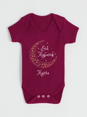 Personalised Baby Eid 100% Cotton Bodysuit by Stitch Style - Image 1 of 5