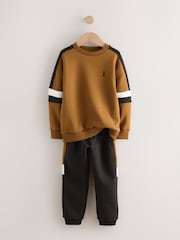 Rjava - Colourblock Crew Set (3-16yrs) - Slika 6 iz 8