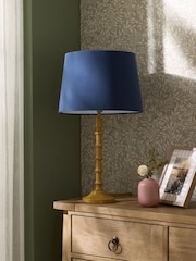 Navy Blue Plain Lamp Shade - Image 3 of 5