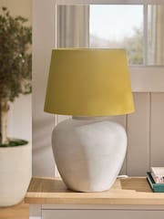 Ochre Yellow Plain Lamp Shade - Image 3 of 5