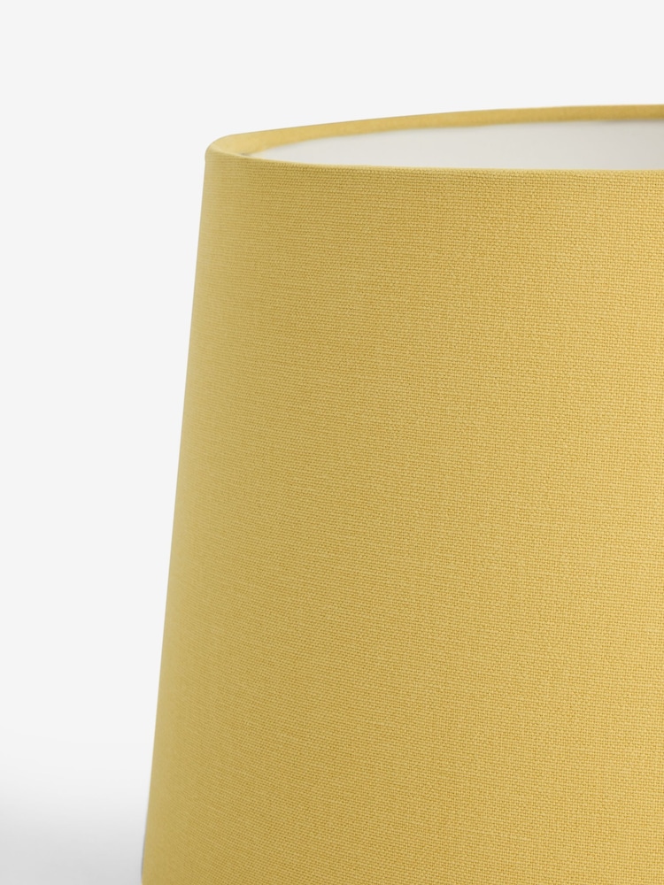 Ochre Yellow Plain Lamp Shade - Image 5 of 5 Ochre Yellow Plain Lamp Shade - Image 5 of 5