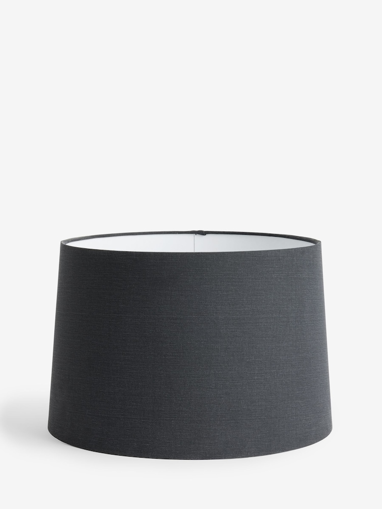 Charcoal Grey Plain Lamp Shade - Image 1 of 5