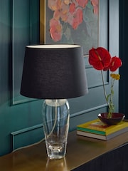 Charcoal Grey Plain Lamp Shade - Image 2 of 5