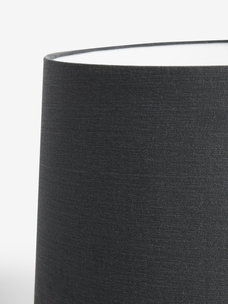 Charcoal Grey Plain Lamp Shade - Image 5 of 5 Charcoal Grey Plain Lamp Shade - Image 5 of 5