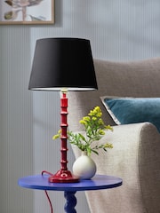 Black Plain Lamp Shade - Image 2 of 5