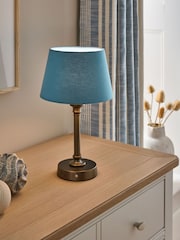 Blue Plain Lamp Shade - Image 2 of 4